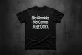 No Gimmicks No Games Just GOD. (White/Silver)